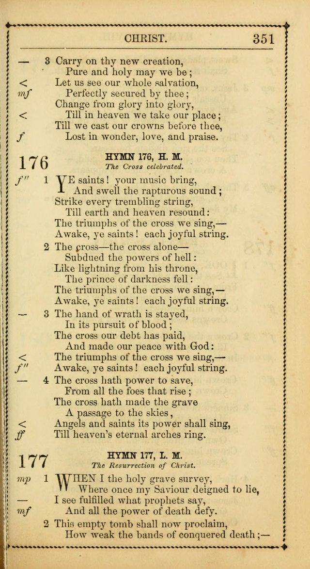 Church Psalmist: or, psalms and hymns, for the public, social and private use of Evangelical Christians. With Supplement. (53rd ed.) page 350