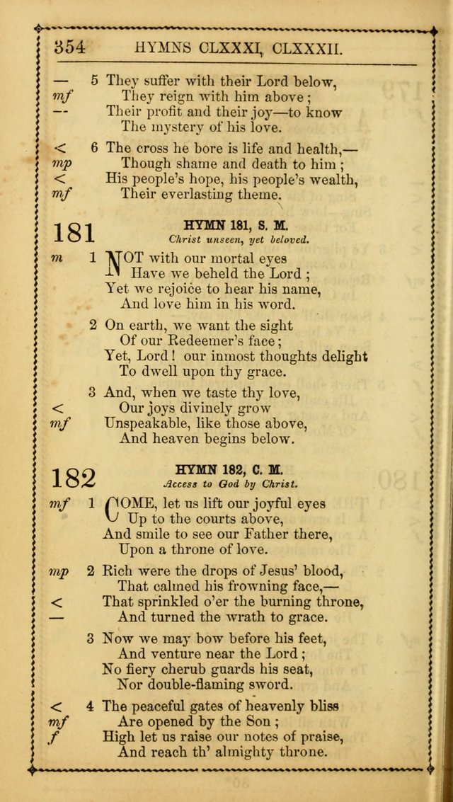 Church Psalmist: or, psalms and hymns, for the public, social and private use of Evangelical Christians. With Supplement. (53rd ed.) page 353