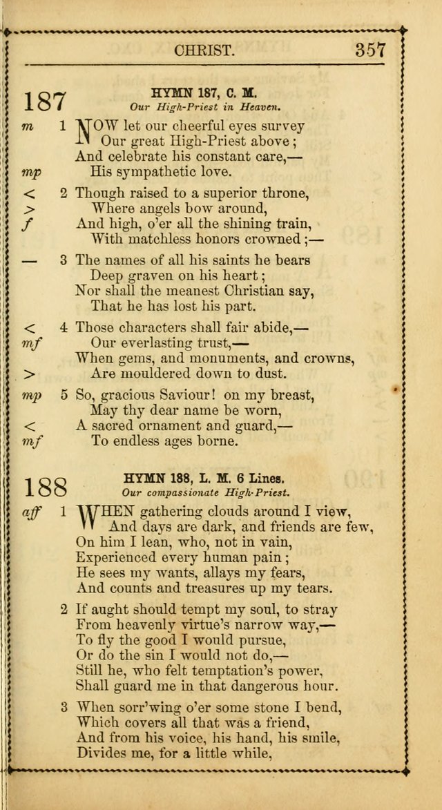 Church Psalmist: or, psalms and hymns, for the public, social and private use of Evangelical Christians. With Supplement. (53rd ed.) page 356