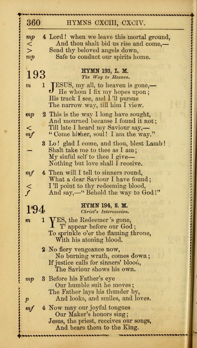 Church Psalmist: or, psalms and hymns, for the public, social and private use of Evangelical Christians. With Supplement. (53rd ed.) page 359