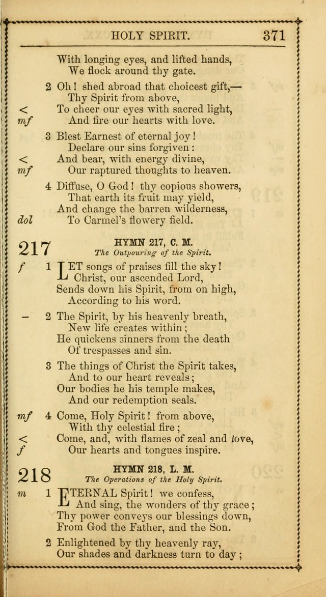 Church Psalmist: or, psalms and hymns, for the public, social and private use of Evangelical Christians. With Supplement. (53rd ed.) page 370