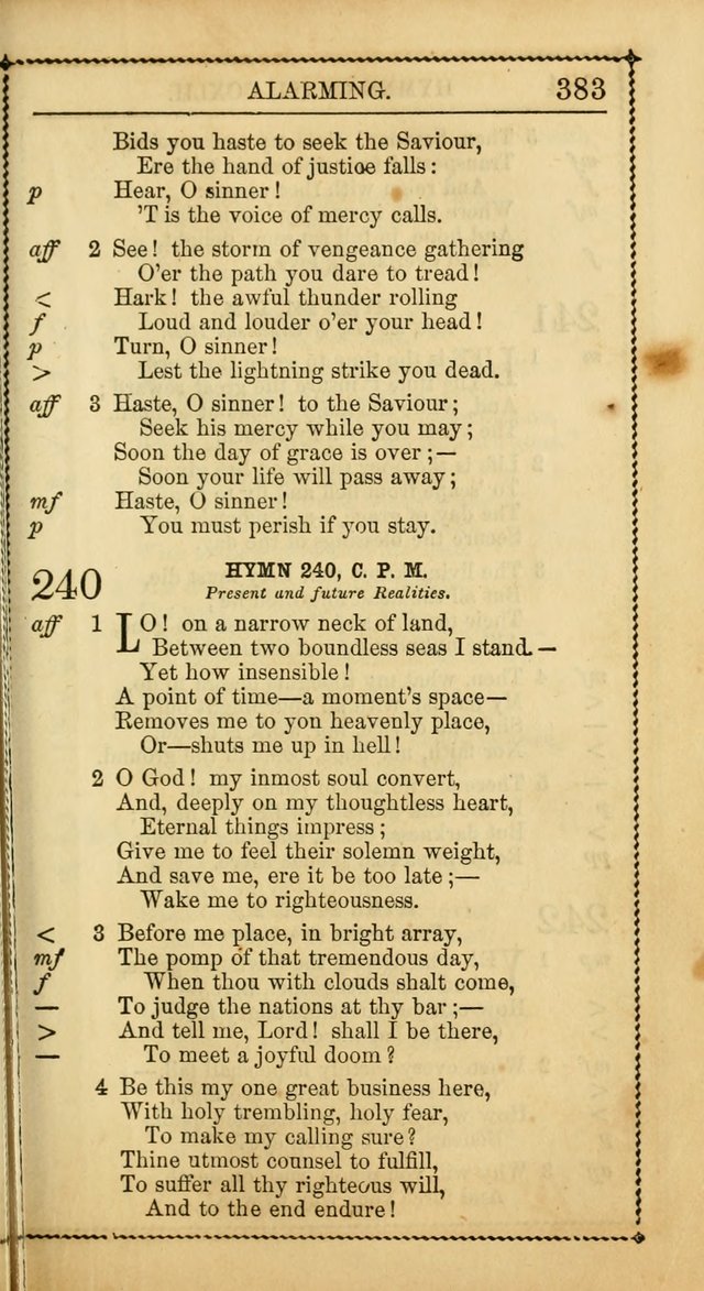 Church Psalmist: or, psalms and hymns, for the public, social and private use of Evangelical Christians. With Supplement. (53rd ed.) page 382