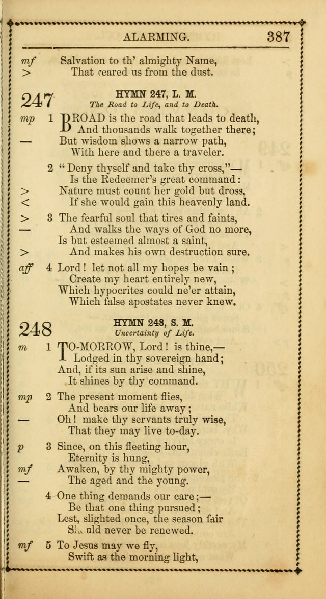 Church Psalmist: or, psalms and hymns, for the public, social and private use of Evangelical Christians. With Supplement. (53rd ed.) page 386