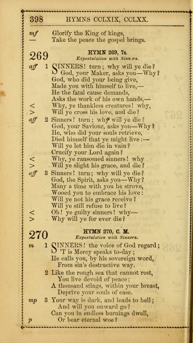 Church Psalmist: or, psalms and hymns, for the public, social and private use of Evangelical Christians. With Supplement. (53rd ed.) page 397