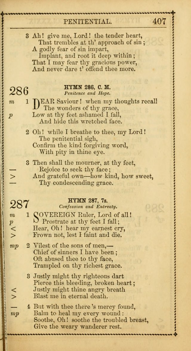 Church Psalmist: or, psalms and hymns, for the public, social and private use of Evangelical Christians. With Supplement. (53rd ed.) page 406