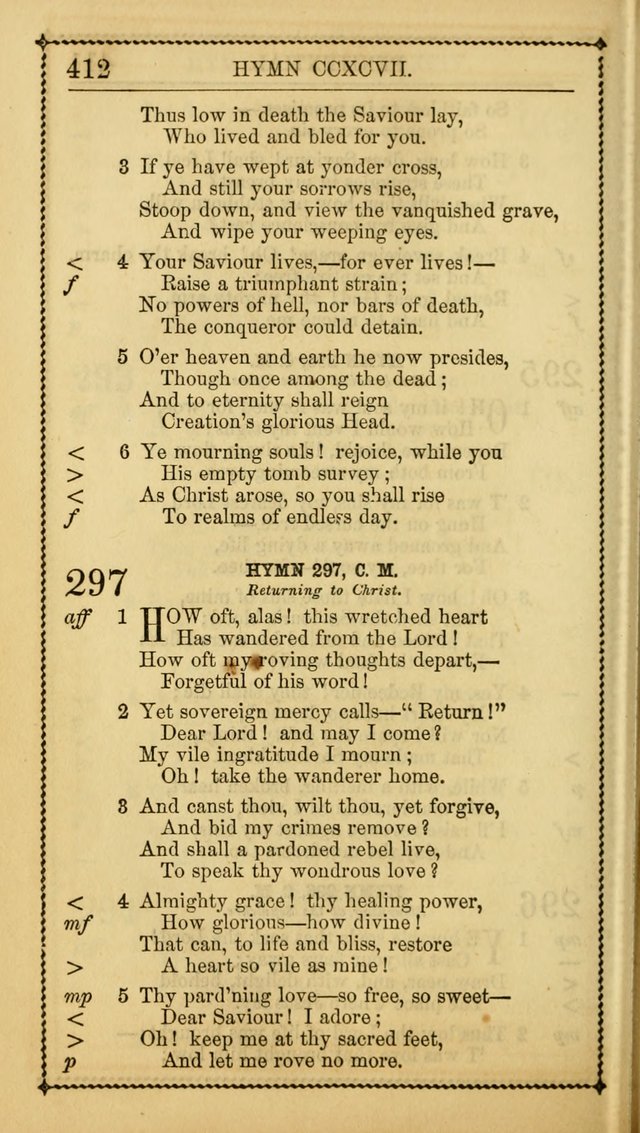 Church Psalmist: or, psalms and hymns, for the public, social and private use of Evangelical Christians. With Supplement. (53rd ed.) page 411