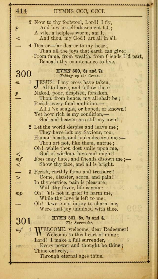 Church Psalmist: or, psalms and hymns, for the public, social and private use of Evangelical Christians. With Supplement. (53rd ed.) page 413