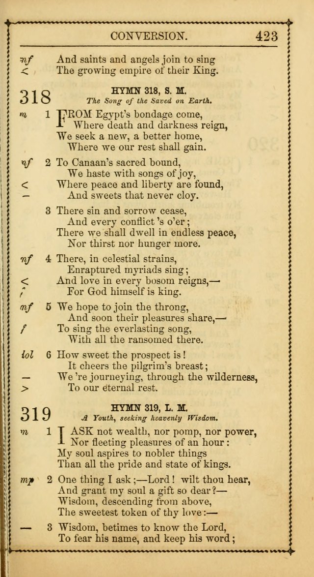 Church Psalmist: or, psalms and hymns, for the public, social and private use of Evangelical Christians. With Supplement. (53rd ed.) page 422