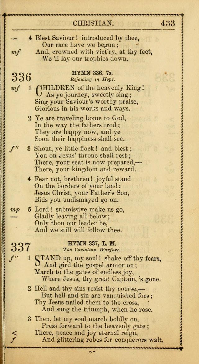 Church Psalmist: or, psalms and hymns, for the public, social and private use of Evangelical Christians. With Supplement. (53rd ed.) page 432