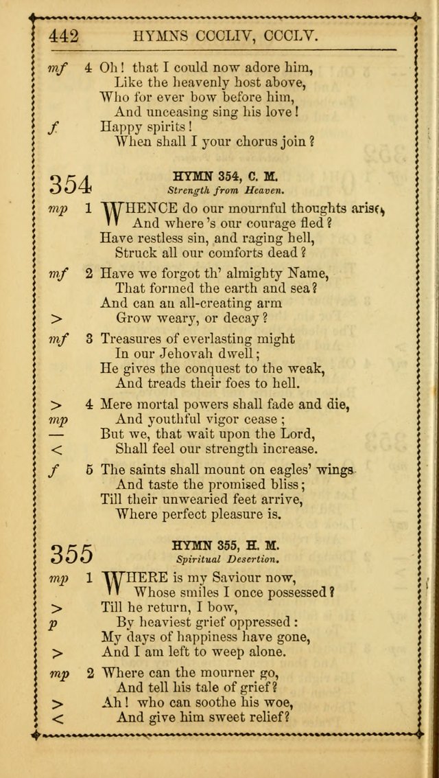 Church Psalmist: or, psalms and hymns, for the public, social and private use of Evangelical Christians. With Supplement. (53rd ed.) page 441