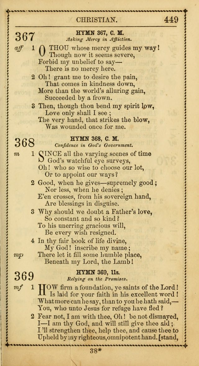 Church Psalmist: or, psalms and hymns, for the public, social and private use of Evangelical Christians. With Supplement. (53rd ed.) page 448