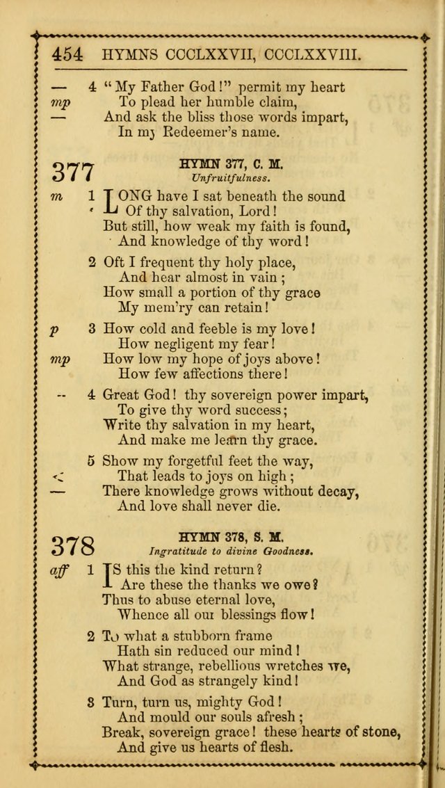 Church Psalmist: or, psalms and hymns, for the public, social and private use of Evangelical Christians. With Supplement. (53rd ed.) page 453