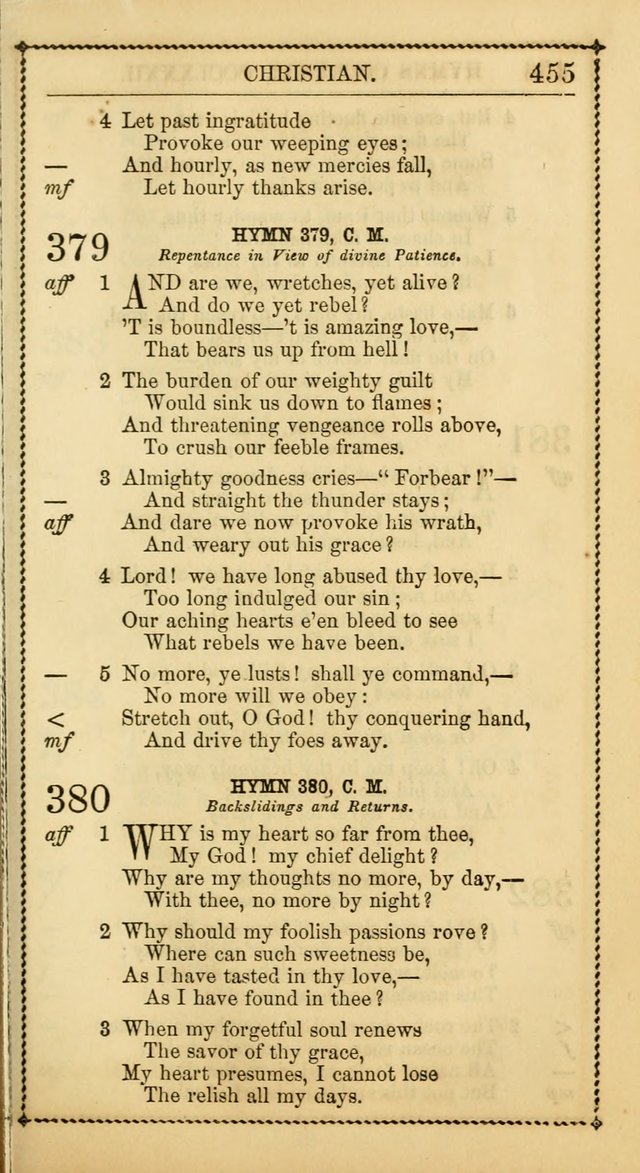 Church Psalmist: or, psalms and hymns, for the public, social and private use of Evangelical Christians. With Supplement. (53rd ed.) page 454