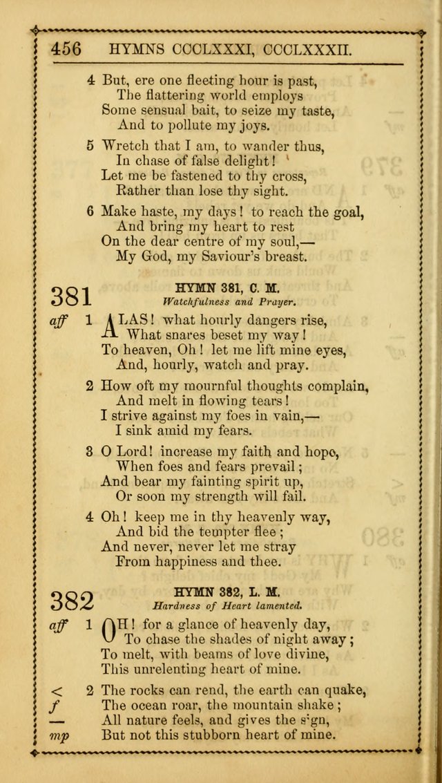 Church Psalmist: or, psalms and hymns, for the public, social and private use of Evangelical Christians. With Supplement. (53rd ed.) page 455