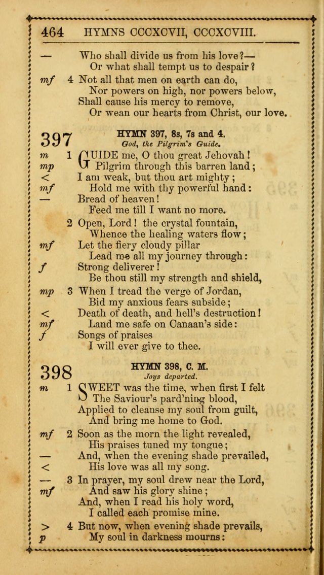 Church Psalmist: or, psalms and hymns, for the public, social and private use of Evangelical Christians. With Supplement. (53rd ed.) page 463