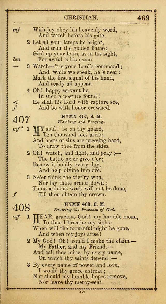 Church Psalmist: or, psalms and hymns, for the public, social and private use of Evangelical Christians. With Supplement. (53rd ed.) page 468