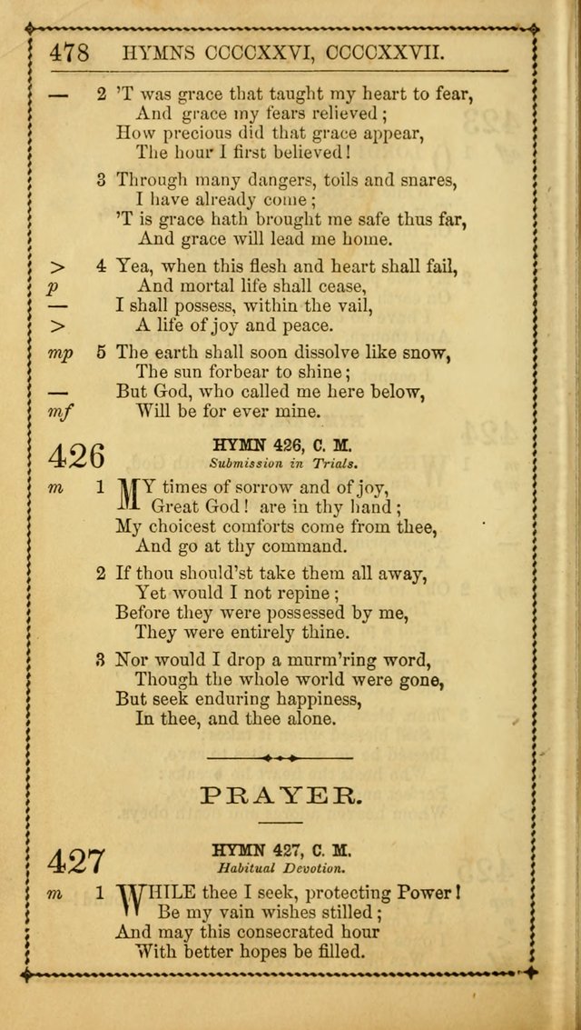 Church Psalmist: or, psalms and hymns, for the public, social and private use of Evangelical Christians. With Supplement. (53rd ed.) page 477