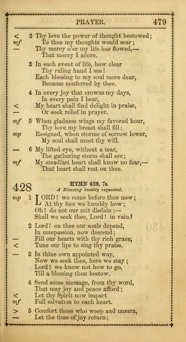 Church Psalmist: or, psalms and hymns, for the public, social and private use of Evangelical Christians. With Supplement. (53rd ed.) page 478