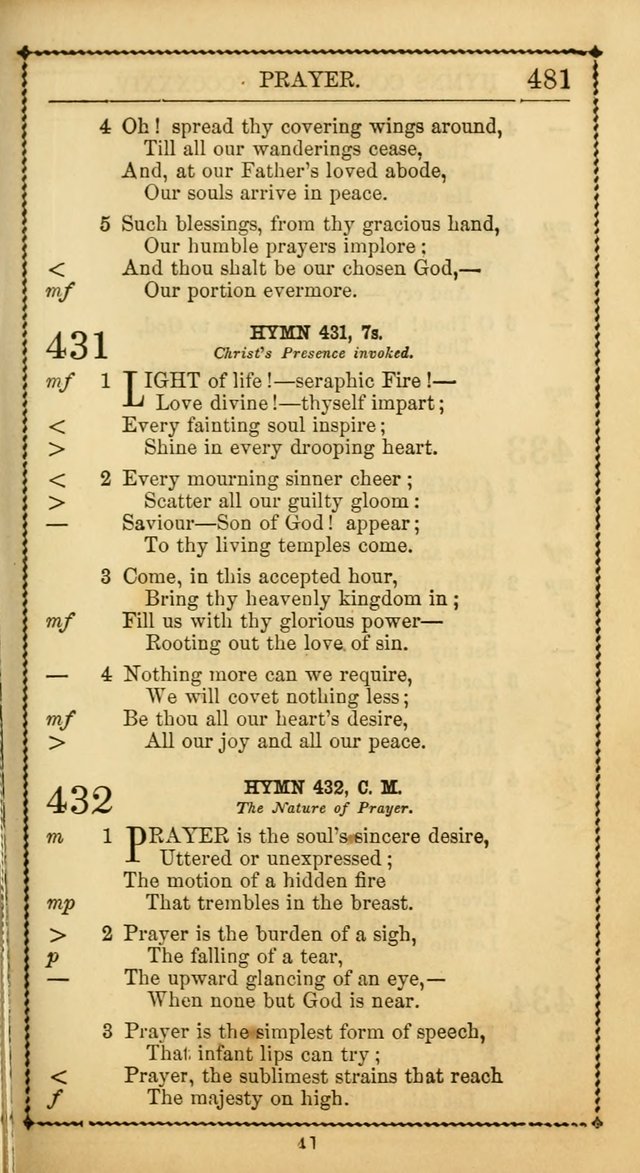 Church Psalmist: or, psalms and hymns, for the public, social and private use of Evangelical Christians. With Supplement. (53rd ed.) page 480