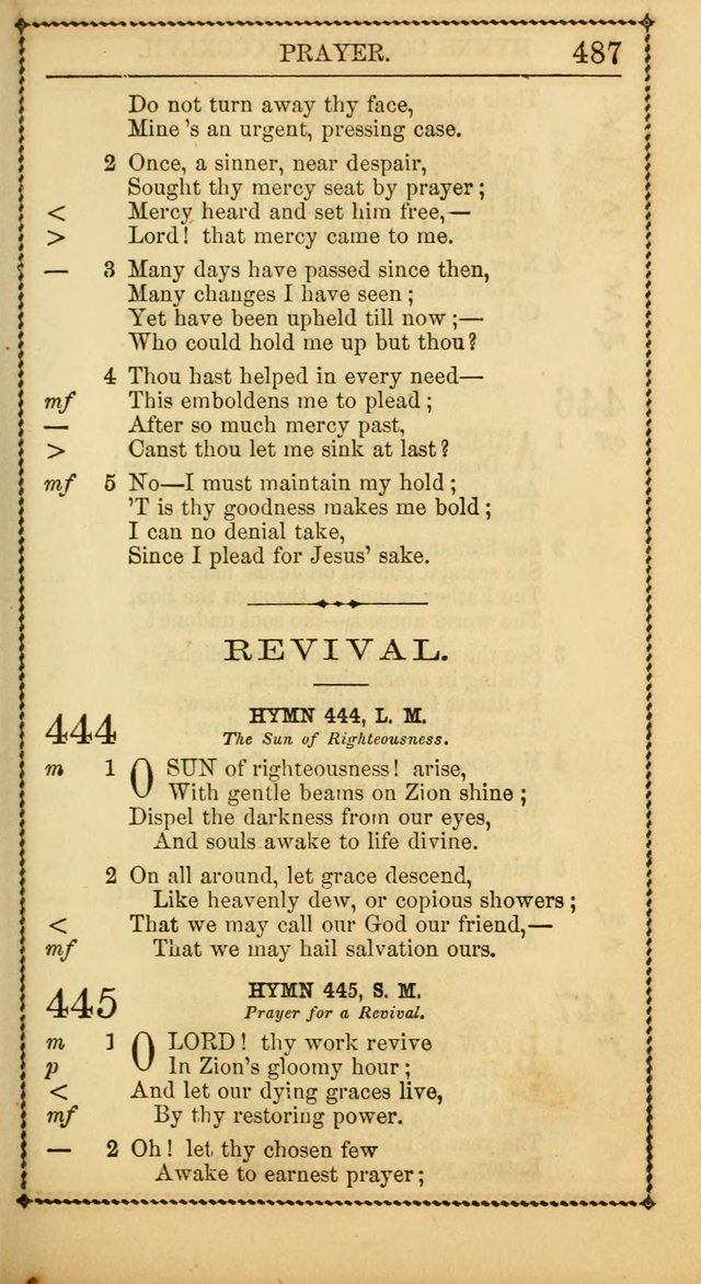 Church Psalmist: or, psalms and hymns, for the public, social and private use of Evangelical Christians. With Supplement. (53rd ed.) page 486