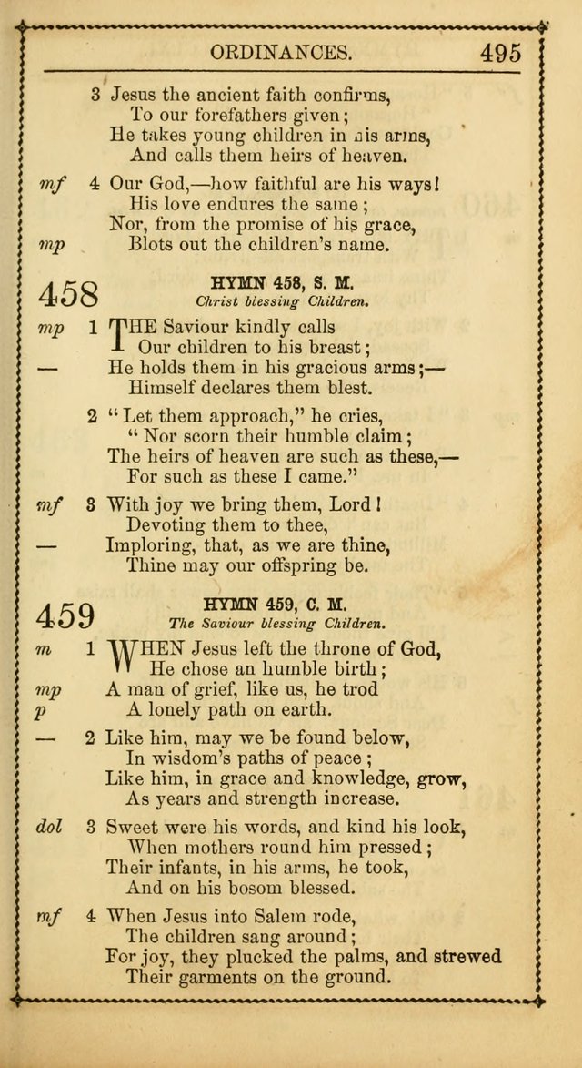 Church Psalmist: or, psalms and hymns, for the public, social and private use of Evangelical Christians. With Supplement. (53rd ed.) page 494