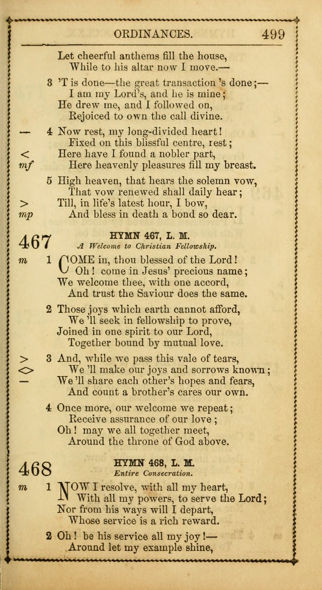 Church Psalmist: or, psalms and hymns, for the public, social and private use of Evangelical Christians. With Supplement. (53rd ed.) page 498