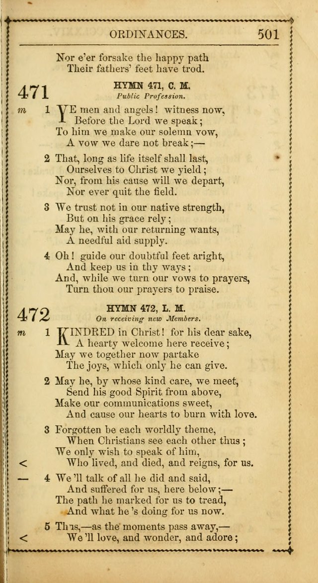 Church Psalmist: or, psalms and hymns, for the public, social and private use of Evangelical Christians. With Supplement. (53rd ed.) page 500