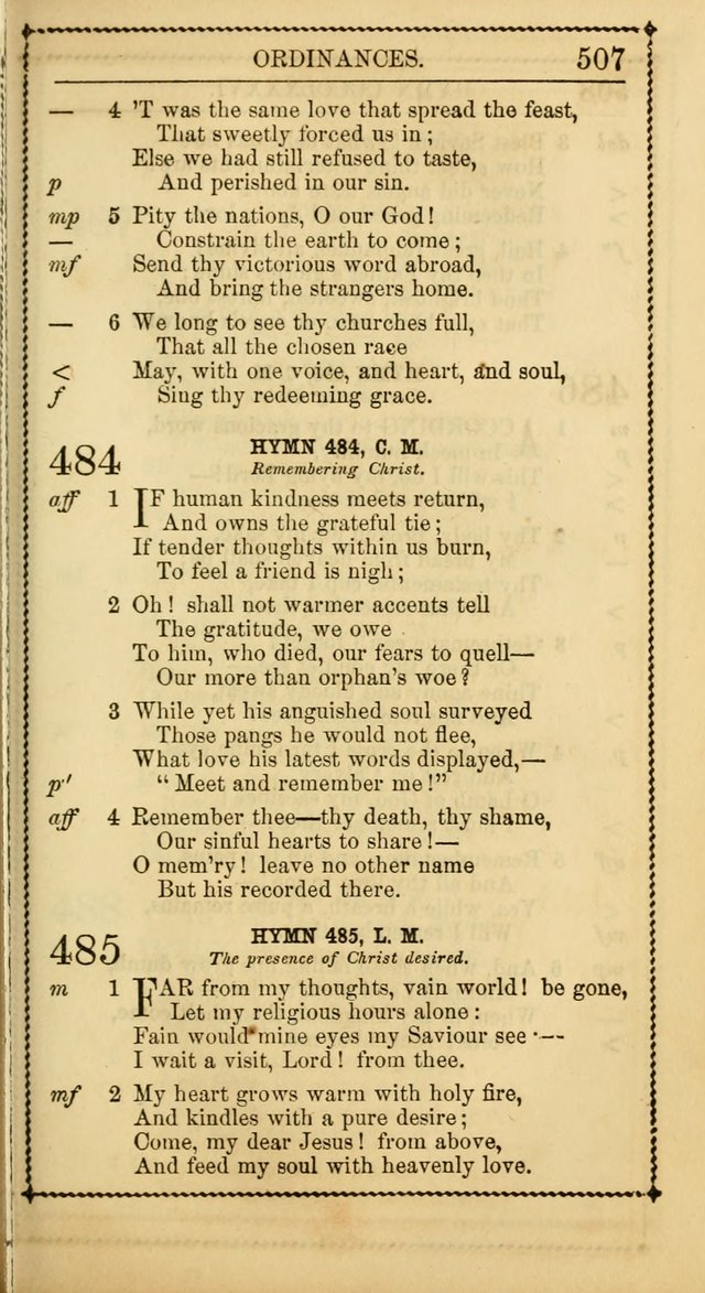 Church Psalmist: or, psalms and hymns, for the public, social and private use of Evangelical Christians. With Supplement. (53rd ed.) page 506