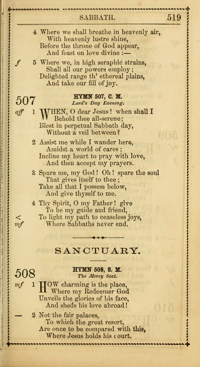 Church Psalmist: or, psalms and hymns, for the public, social and private use of Evangelical Christians. With Supplement. (53rd ed.) page 518