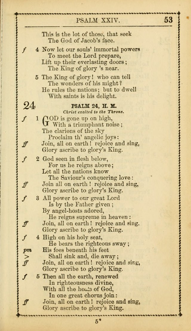 Church Psalmist: or, psalms and hymns, for the public, social and private use of Evangelical Christians. With Supplement. (53rd ed.) page 52