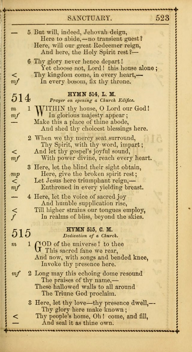 Church Psalmist: or, psalms and hymns, for the public, social and private use of Evangelical Christians. With Supplement. (53rd ed.) page 522