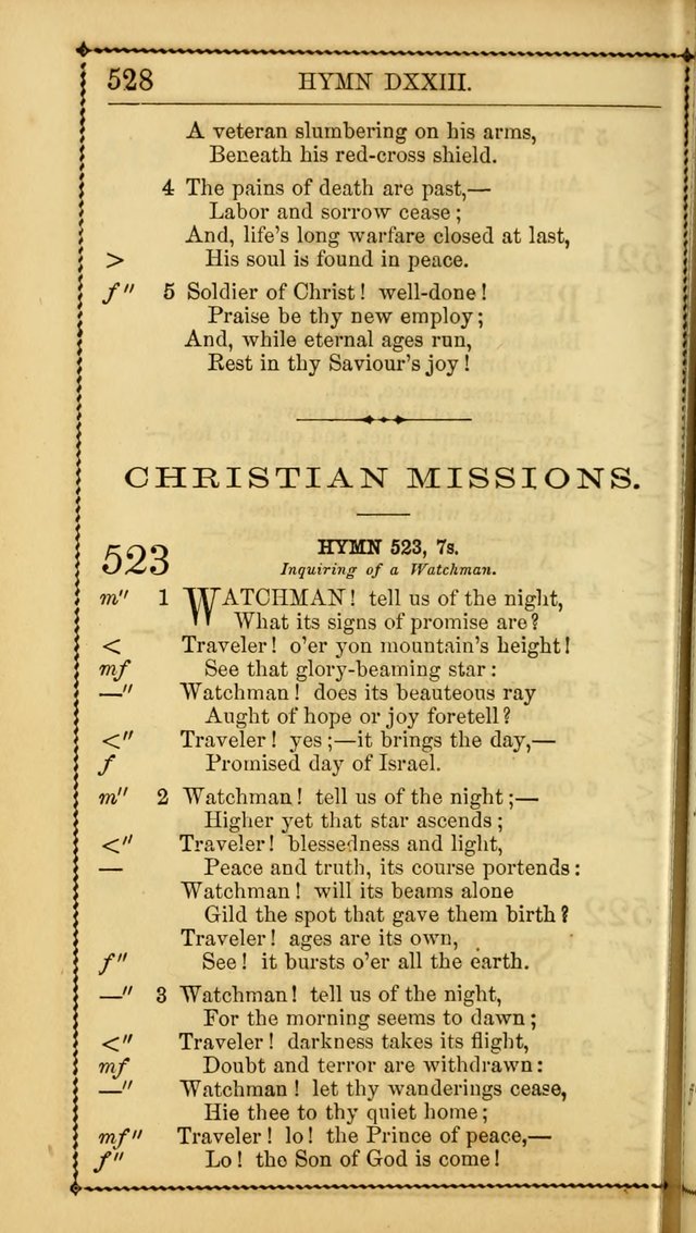 Church Psalmist: or, psalms and hymns, for the public, social and private use of Evangelical Christians. With Supplement. (53rd ed.) page 527