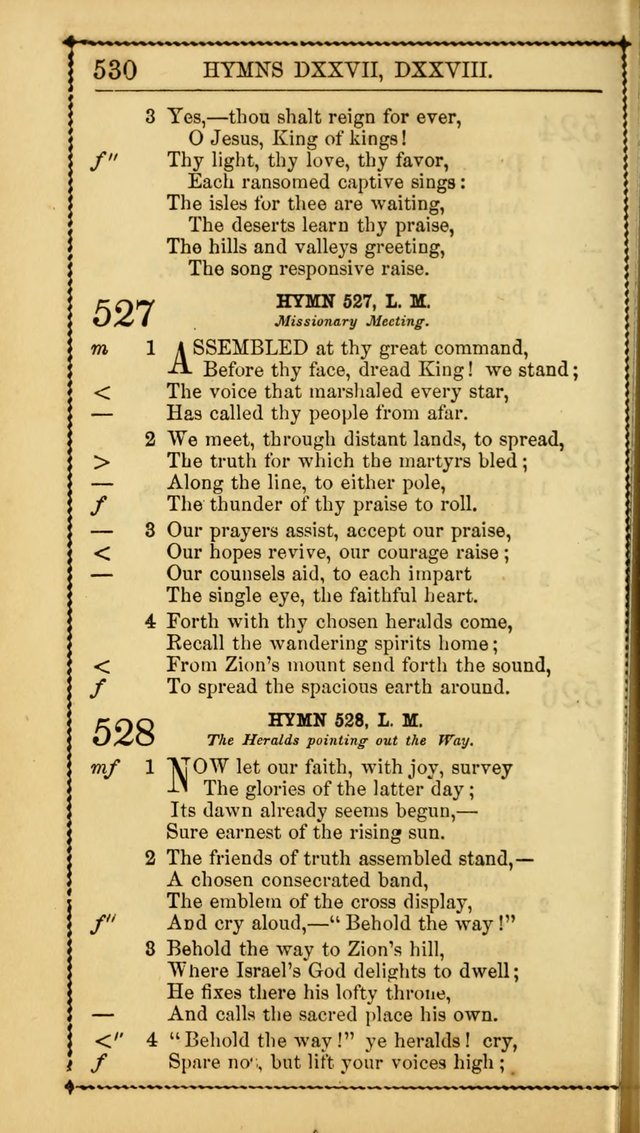 Church Psalmist: or, psalms and hymns, for the public, social and private use of Evangelical Christians. With Supplement. (53rd ed.) page 529