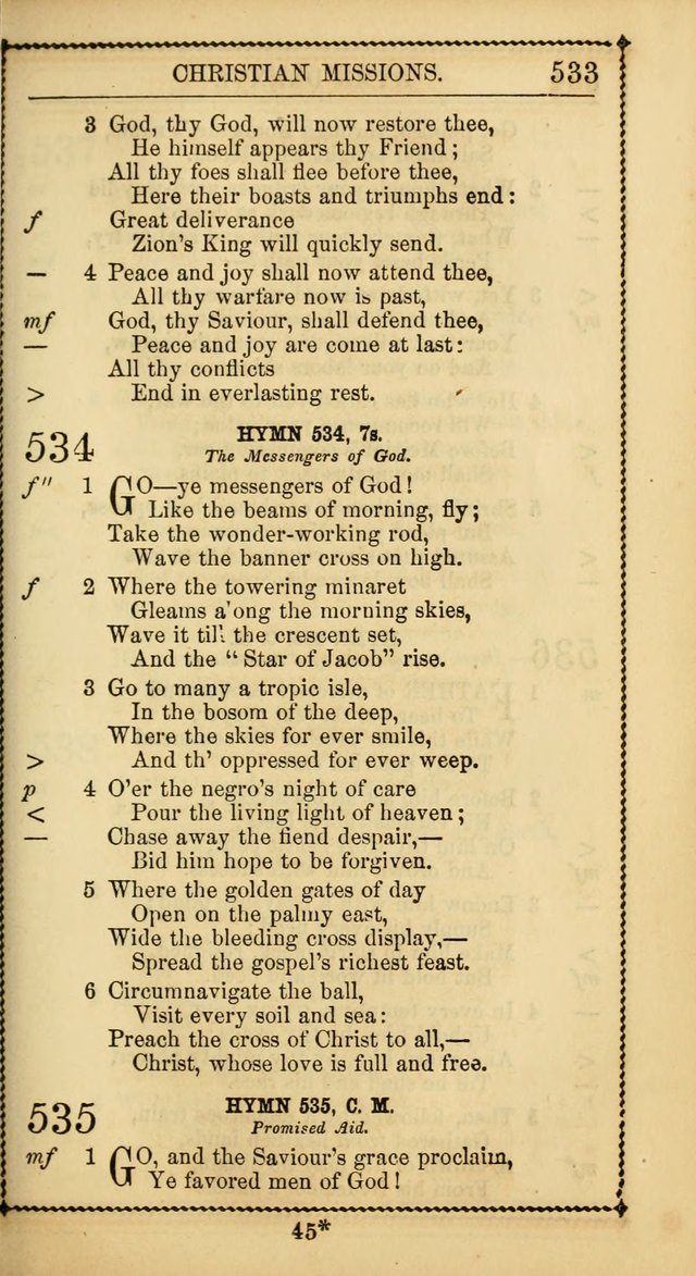 Church Psalmist: or, psalms and hymns, for the public, social and private use of Evangelical Christians. With Supplement. (53rd ed.) page 532