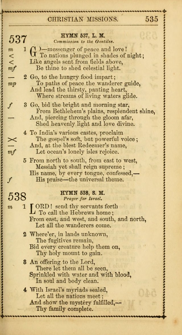 Church Psalmist: or, psalms and hymns, for the public, social and private use of Evangelical Christians. With Supplement. (53rd ed.) page 534