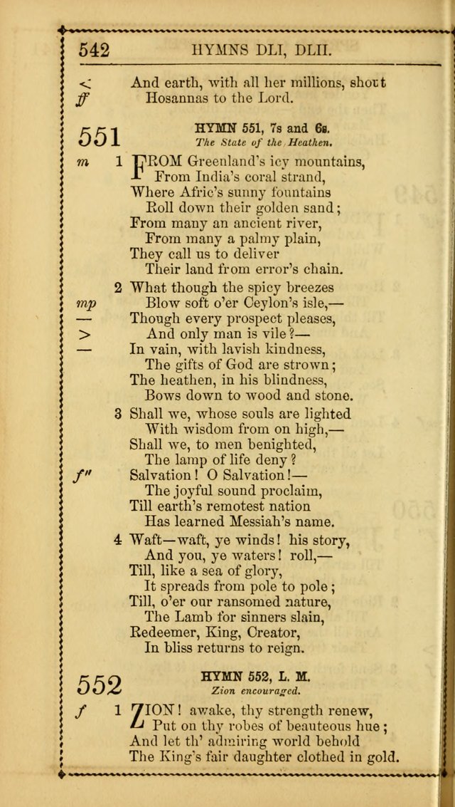 Church Psalmist: or, psalms and hymns, for the public, social and private use of Evangelical Christians. With Supplement. (53rd ed.) page 541