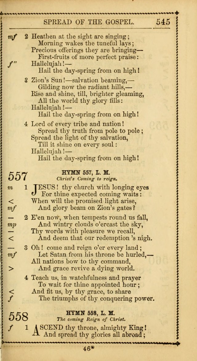 Church Psalmist: or, psalms and hymns, for the public, social and private use of Evangelical Christians. With Supplement. (53rd ed.) page 544