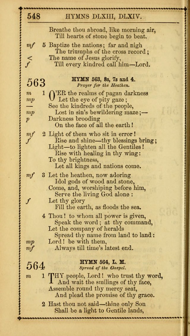 Church Psalmist: or, psalms and hymns, for the public, social and private use of Evangelical Christians. With Supplement. (53rd ed.) page 547