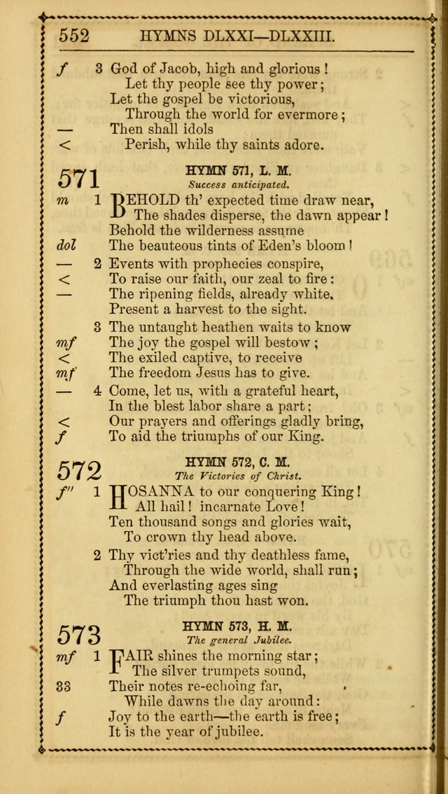 Church Psalmist: or, psalms and hymns, for the public, social and private use of Evangelical Christians. With Supplement. (53rd ed.) page 551