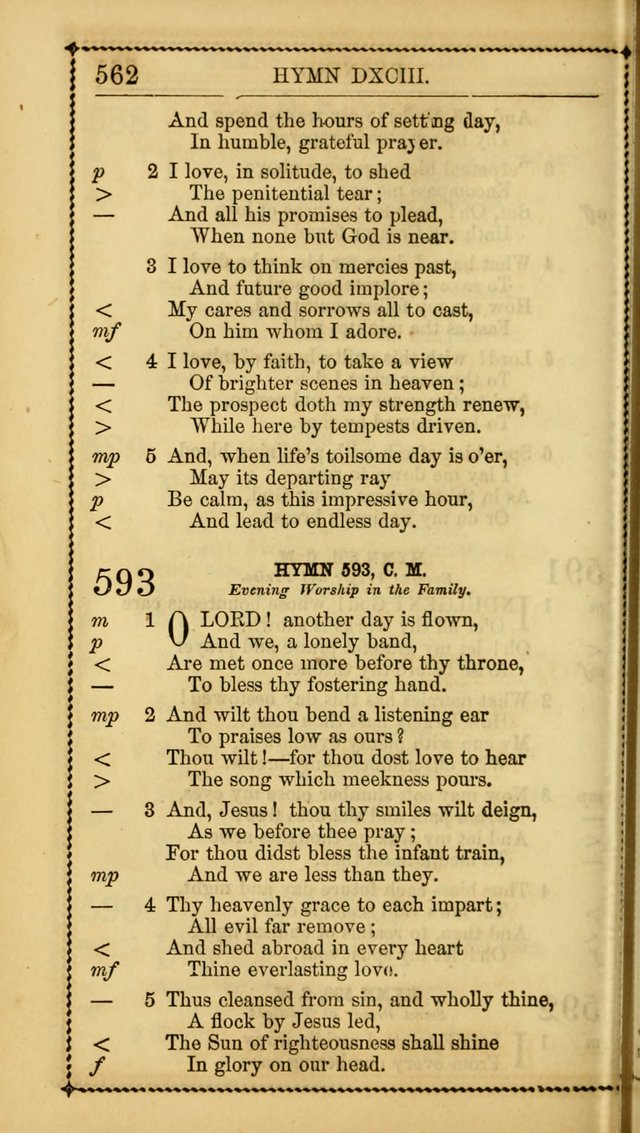 Church Psalmist: or, psalms and hymns, for the public, social and private use of Evangelical Christians. With Supplement. (53rd ed.) page 561