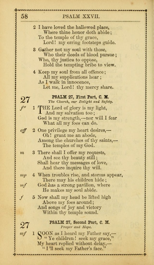 Church Psalmist: or, psalms and hymns, for the public, social and private use of Evangelical Christians. With Supplement. (53rd ed.) page 57