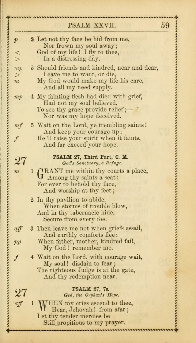 Church Psalmist: or, psalms and hymns, for the public, social and private use of Evangelical Christians. With Supplement. (53rd ed.) page 58