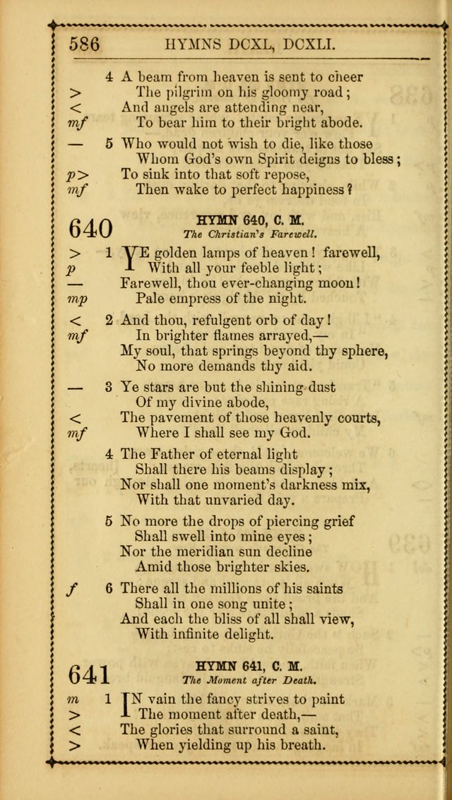 Church Psalmist: or, psalms and hymns, for the public, social and private use of Evangelical Christians. With Supplement. (53rd ed.) page 585