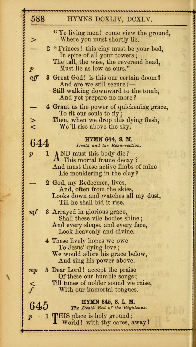 Church Psalmist: or, psalms and hymns, for the public, social and private use of Evangelical Christians. With Supplement. (53rd ed.) page 587