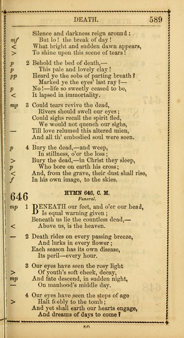 Church Psalmist: or, psalms and hymns, for the public, social and private use of Evangelical Christians. With Supplement. (53rd ed.) page 588