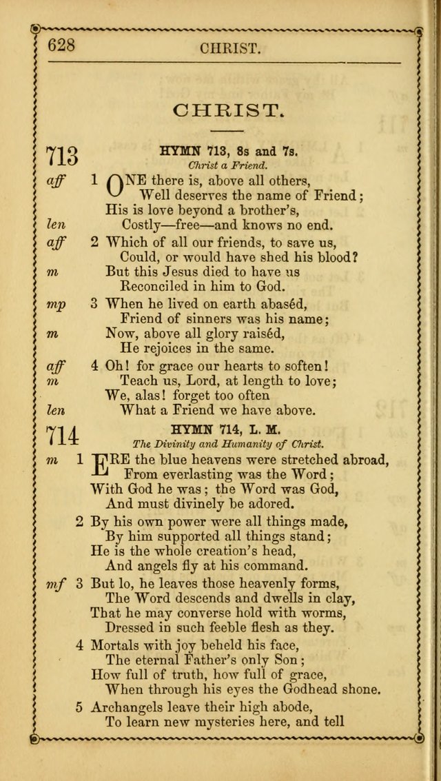 Church Psalmist: or, psalms and hymns, for the public, social and private use of Evangelical Christians. With Supplement. (53rd ed.) page 627