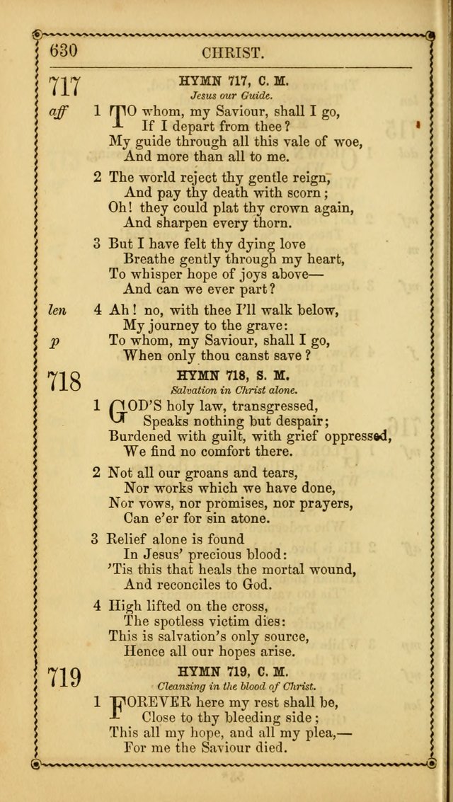 Church Psalmist: or, psalms and hymns, for the public, social and private use of Evangelical Christians. With Supplement. (53rd ed.) page 629