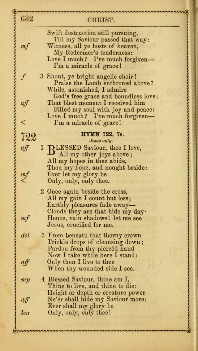 Church Psalmist: or, psalms and hymns, for the public, social and private use of Evangelical Christians. With Supplement. (53rd ed.) page 631