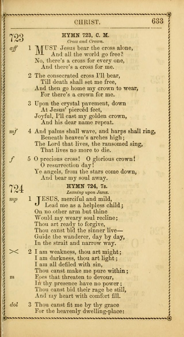 Church Psalmist: or, psalms and hymns, for the public, social and private use of Evangelical Christians. With Supplement. (53rd ed.) page 632