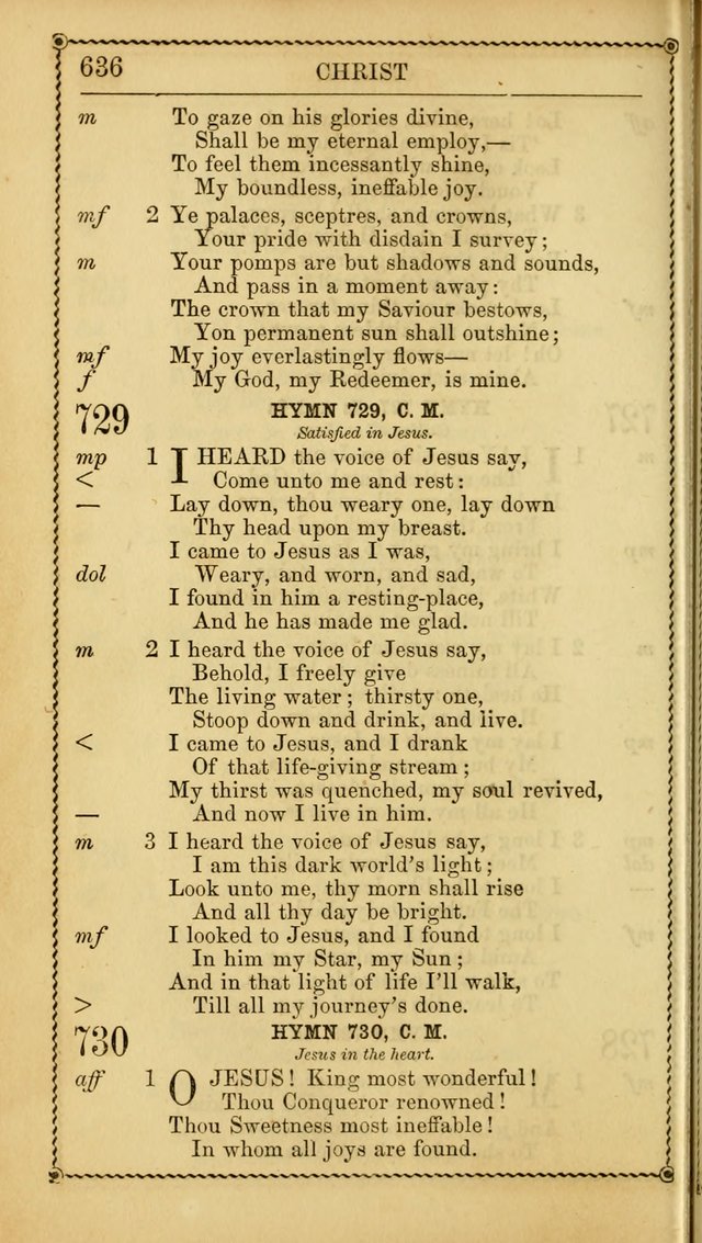 Church Psalmist: or, psalms and hymns, for the public, social and private use of Evangelical Christians. With Supplement. (53rd ed.) page 635